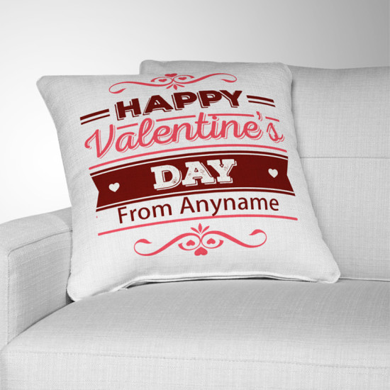 Happy Valentines Day Cushion Happy Valentines Day Cushion