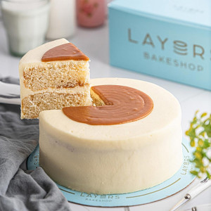 Salted Caramel Cake from Layers Bake Shop