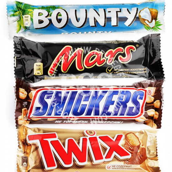 Assorted chocolates 24 Bars Assorted chocolates 24 Bars