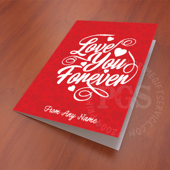 Love You Forever Red Card Love You Forever Red Card