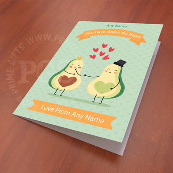 Stolen Heart Personalised Card Stolen Heart Personalised Card